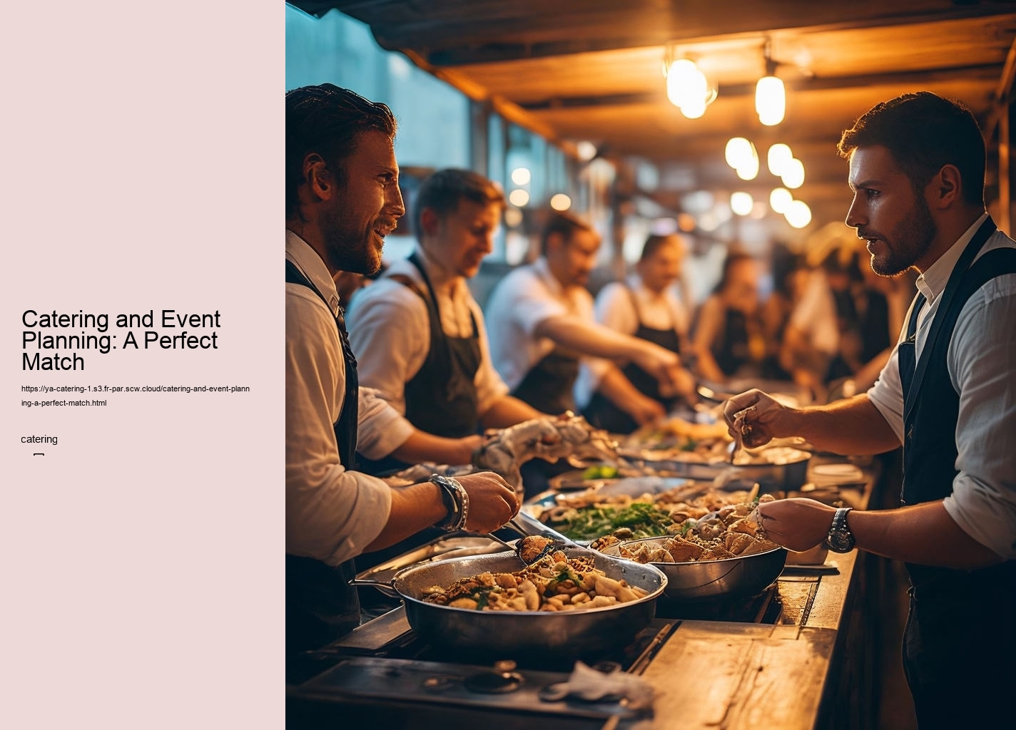 Catering and Event Planning: A Perfect Match